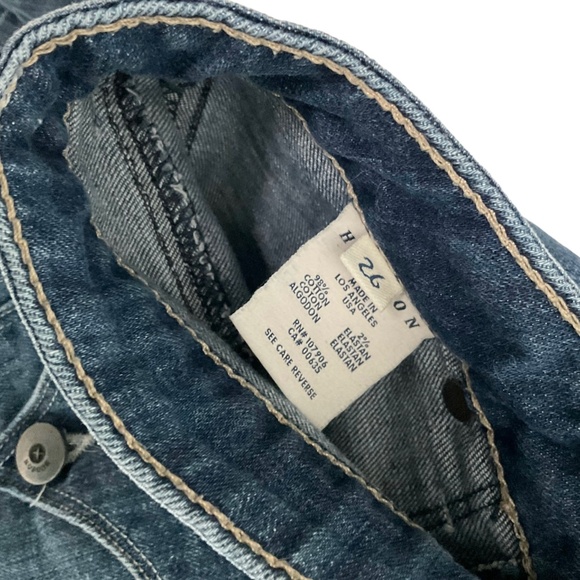 Hudson Jeans * Low-rise Skinny Denim Bermuda Shorts * Size 26 - Picture 5 of 5